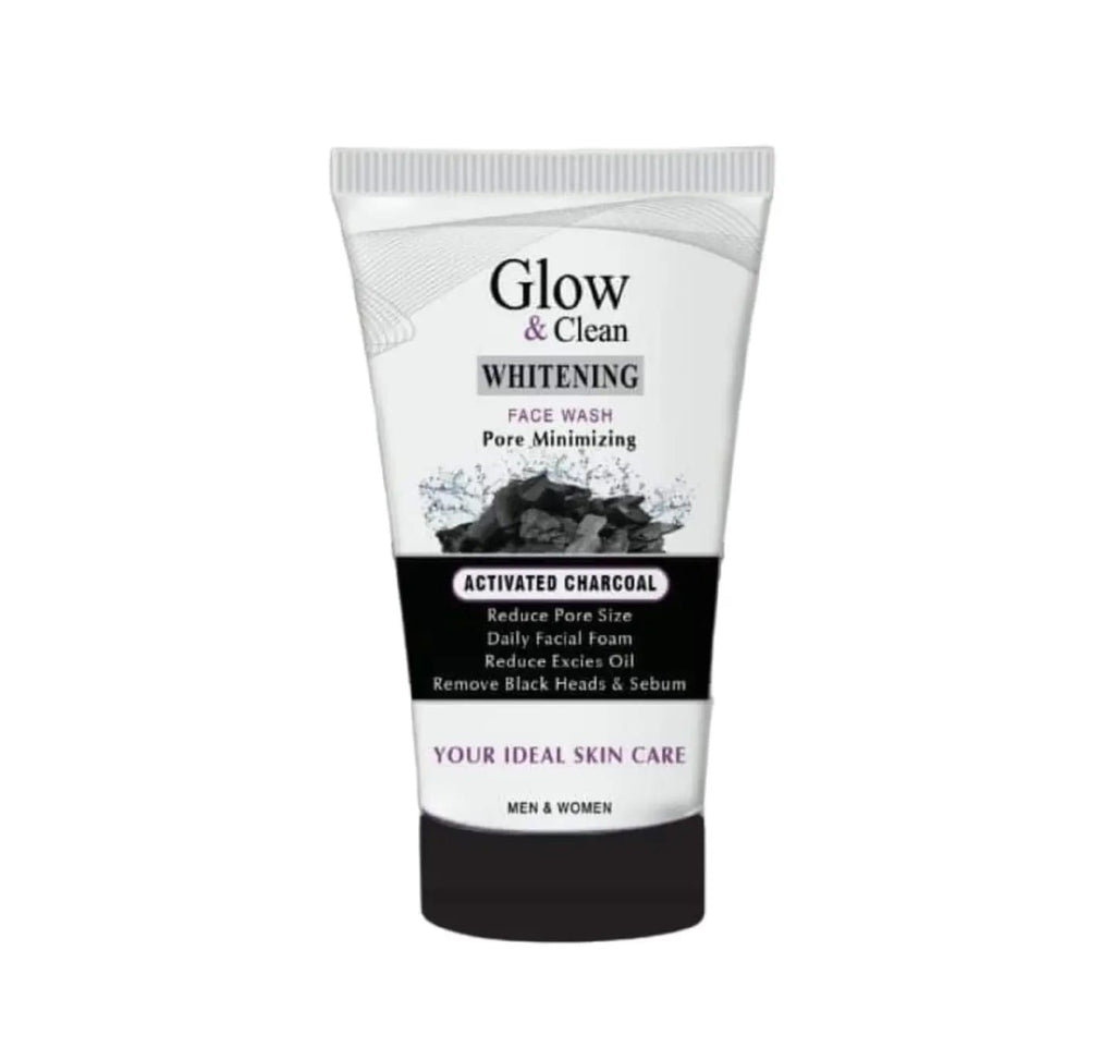 Glow & Clean WHITENING face wash pure minimizing (ACTIVATED CHARCOAL)